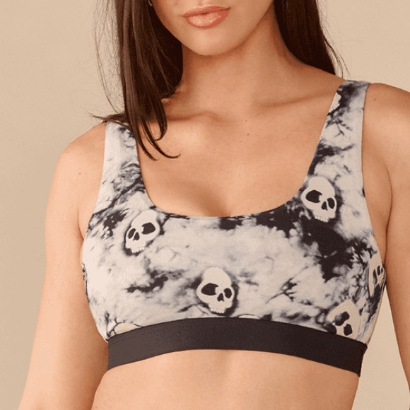 MeUndies Black and White Bralette Intimates & Sleepwear New SZ M - Picture 1 of 5